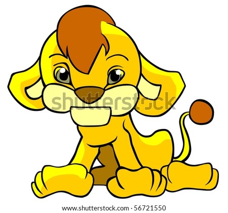 baby lion cubs playing. these aby lion using cute