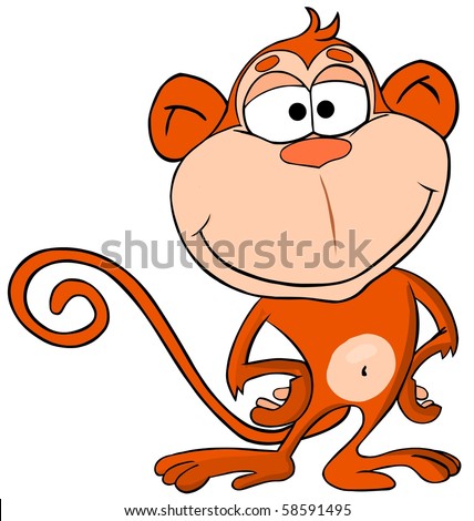 cartoon monkey drawings