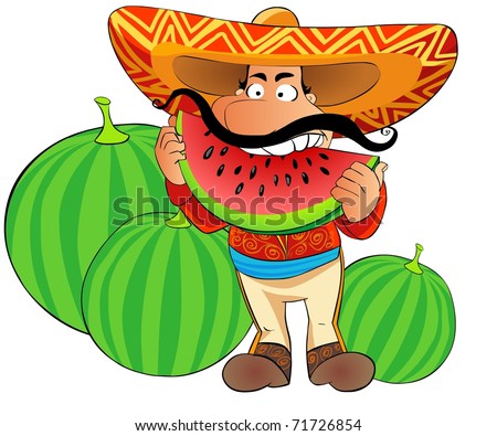 funny mexican. stock photo : funny mexican