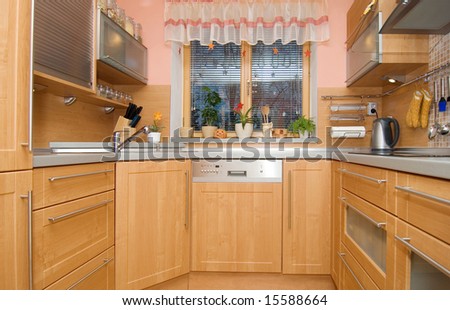 New kitchen in an old village house