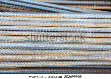 steel mesh used to make reinforced concrete
