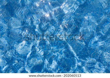 Clean water of a pool texture
