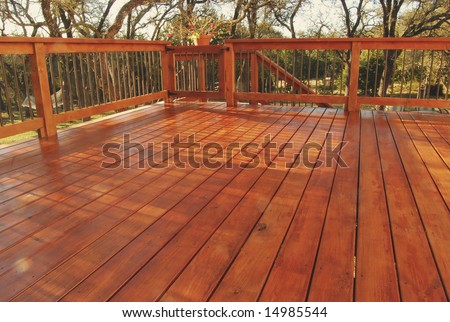 Newly Stained Deck