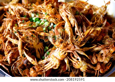 Fried Soft Shell Crab in Ho Chi Minh City Vietnam