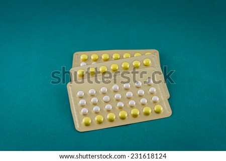 blurred , Birth control pills