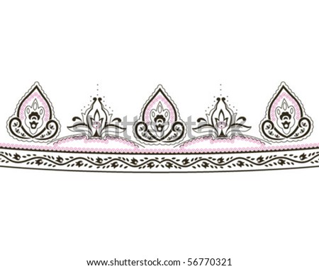 Border Ornament Stock Vector Illustration 56770321 : Shutterstock