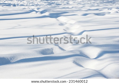 footprints on snow/footprints on snow