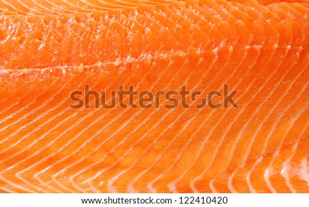 Raw salmon background