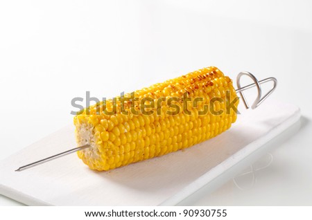 Grilled corn on the cob
