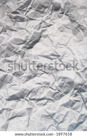 ruffled paper