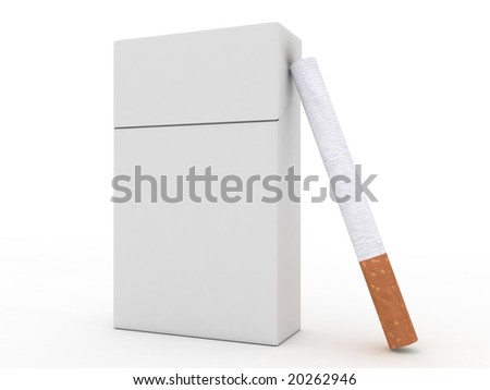 Cigarette Pack Template