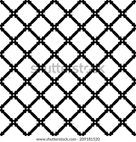 Geometric pattern with oriental elements. Seamless  background. Abstract texture