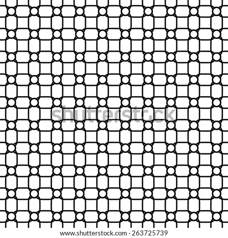 Geometric pattern. Seamless  background. Abstract texture for wallpapers. Black and white colors