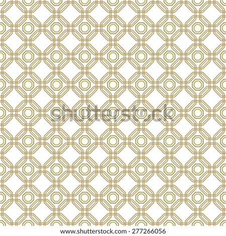 Geometric fine abstract  golden pattern. Seamless modern texture for wallpapers and backgrounds.