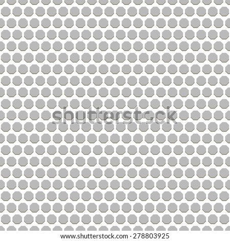 Geometric fine abstract  pattern with grey octagons. Seamless modern texture for wallpapers and backgrounds