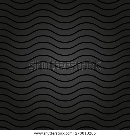 Geometric pattern. Seamless dark  background with waves. Abstract texture for wallpapers