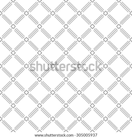 Geometric fine abstract  black and white background with diagonal dotted lines. Seamless modern texture for wallpapers