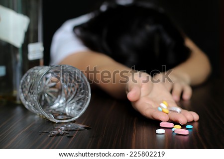 Women on pills or  Drugs and Alcohol