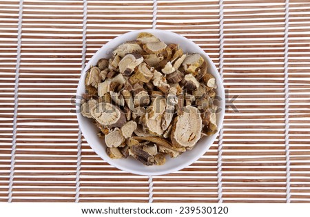 Lightyellow sophora root is a kind of traditional Chinese medicine
