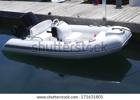 power boat. motorboat