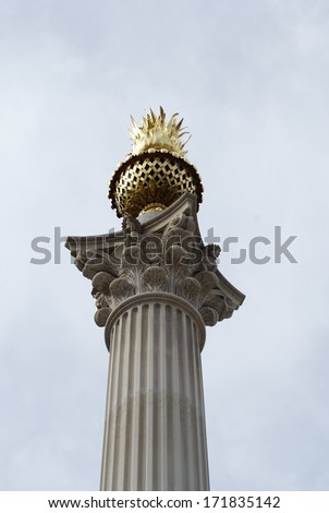 The Monument to the Great Fire of London, England