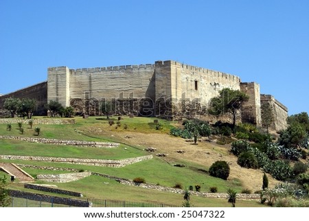 The Castle of Sohail, Fuengirola, Spain. Tourist\'s attraction in Andalusia.