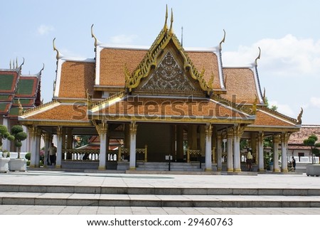 Temple. Attraction in Bangkok, Thailand, Asia