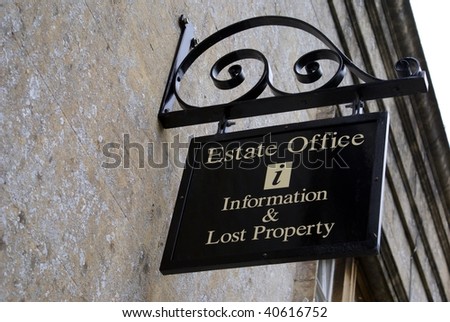 Lost Property Sign