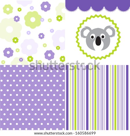 Baby pattern set Baby pattern set