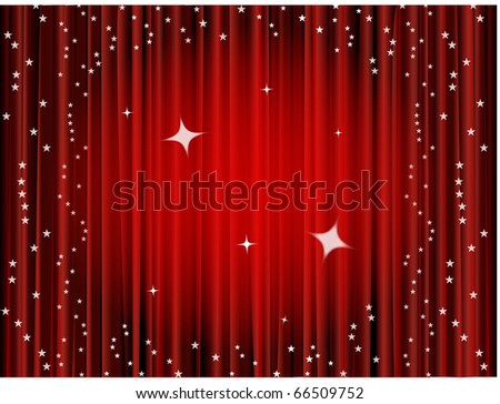 Theater curtain background, movie curtain