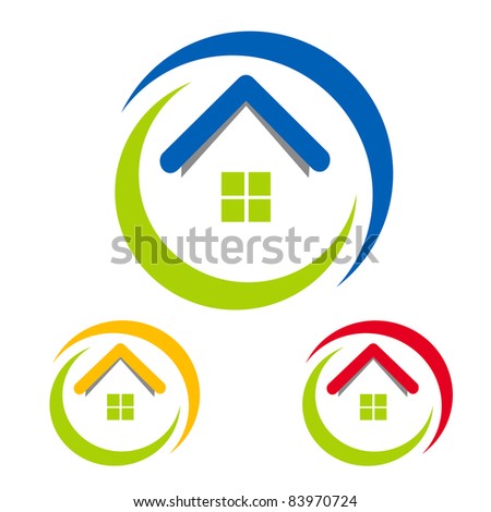 Business House Icons Design Stock Vector 83970724 : Shutterstock