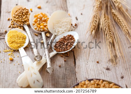 Grain and cereals products.