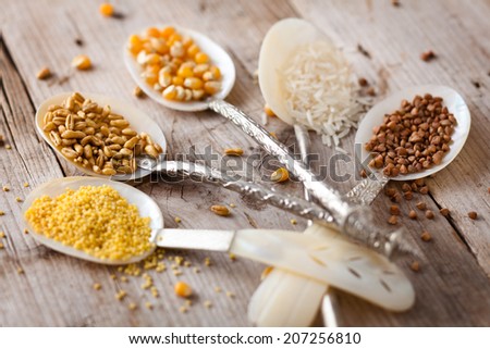 Grain and cereals products.