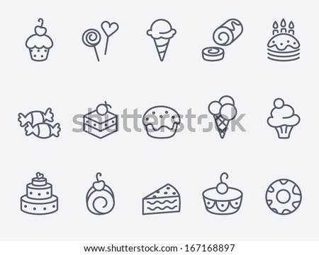 Sweet Pastry Icons