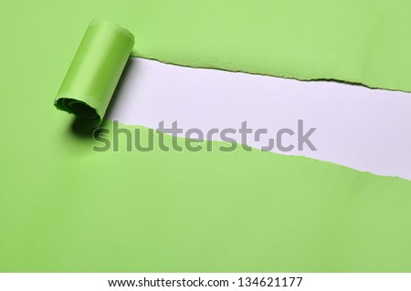 Torn paper with space for text with white background