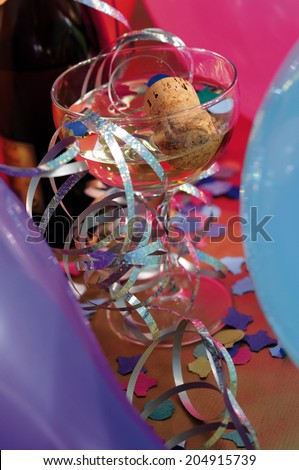 Wine Party With Balloons