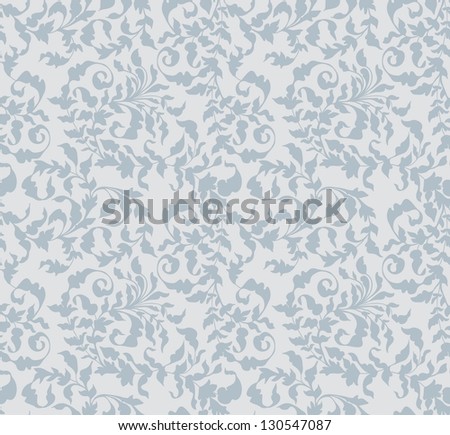 Seamless vintage floral background for design