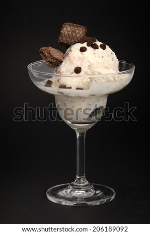 ice cream?Ice cream, chocolate chocolate chip.