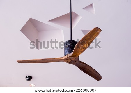 Wooden ceiling fan in classic tropical style,Classical wood ceiling fan with white glass lamps