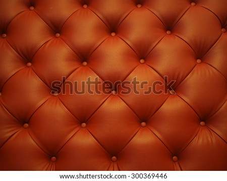 Closeup texture of vintage leather sofa for background