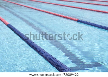 swimming pool lanes detail