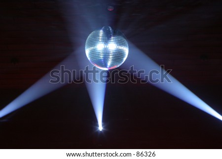 disco ball spotlight