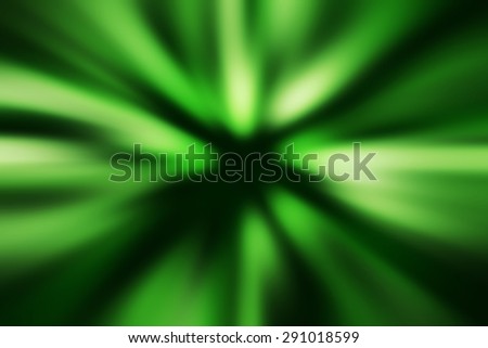 Abstract green zoom background with copy space