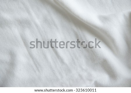 White Wrinkled Fabric Texture for back ground