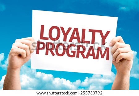 Loyalty Program card with sky background