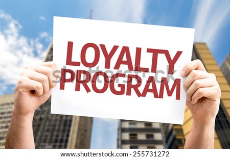 Loyalty Program card with urban background