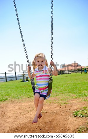 Child On Swing