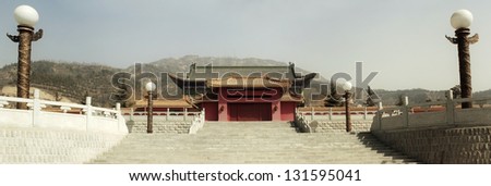 Chinese traditional temple, has a long history.