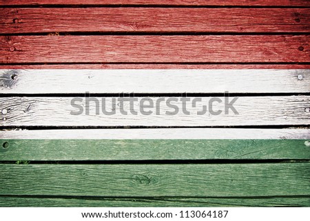 Old Hungarian Flag