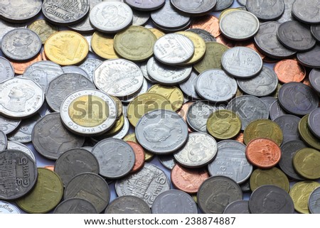 Coin Money, Thai Coin Money, Coin Money Background
